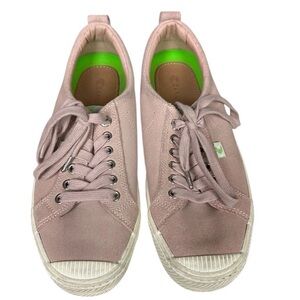 Cariuma Women's OCA Low Suede Sneakers Pink Rose Red Size 9.5 Casual